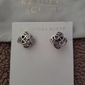 Kendra Scott Silver Tima Oversized earrings